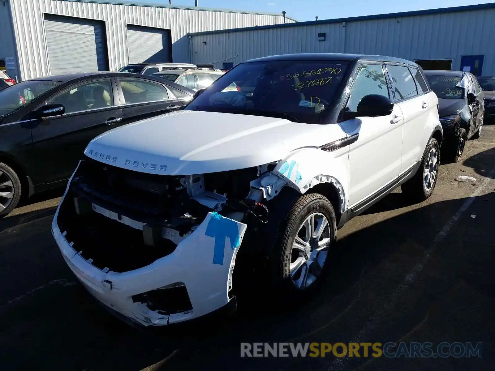 2 Photograph of a damaged car SALVP2RX5KH327682 LAND ROVER RANGEROVER 2019