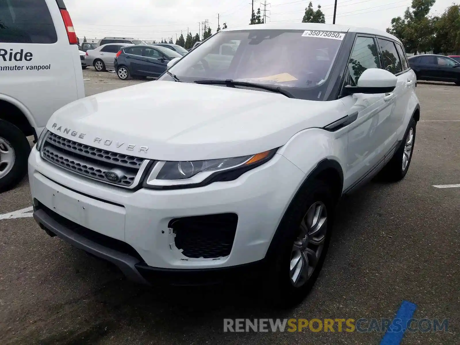 2 Фотография поврежденного автомобиля SALVP2RX5KH340352 LAND ROVER RANGEROVER 2019