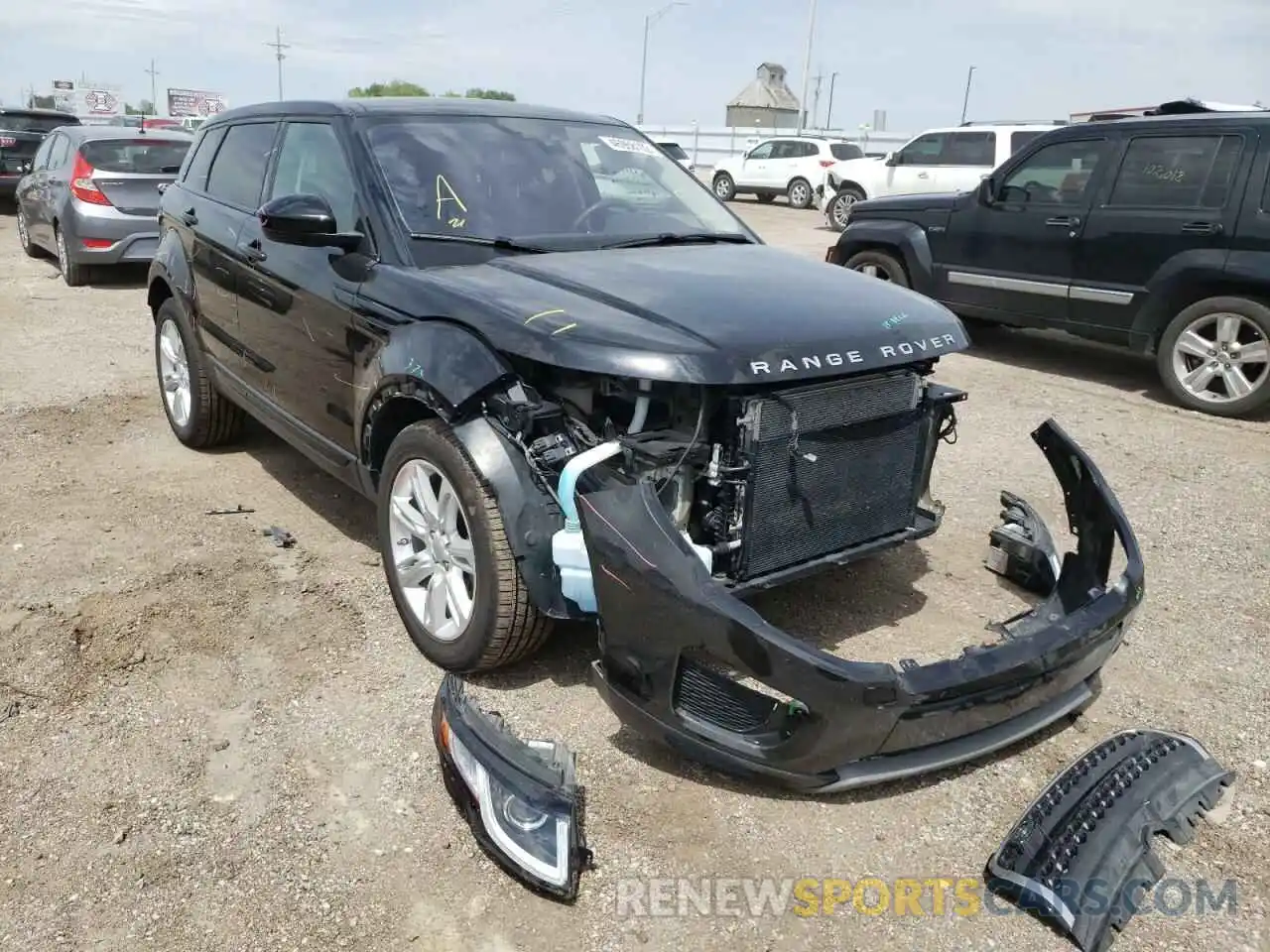 1 Photograph of a damaged car SALVP2RX7KH336352 LAND ROVER RANGEROVER 2019