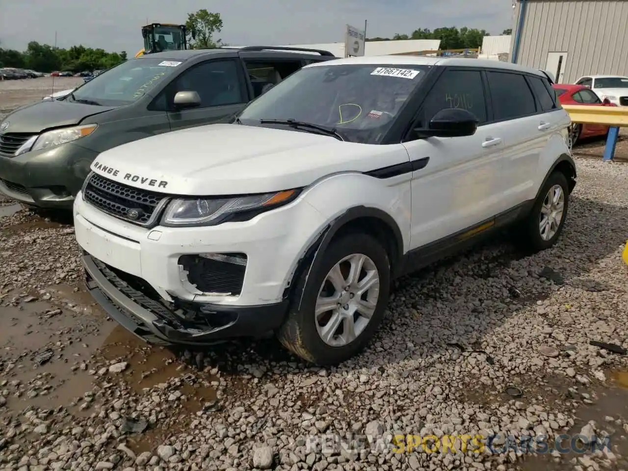 2 Фотография поврежденного автомобиля SALVP2RX7KH345519 LAND ROVER RANGEROVER 2019