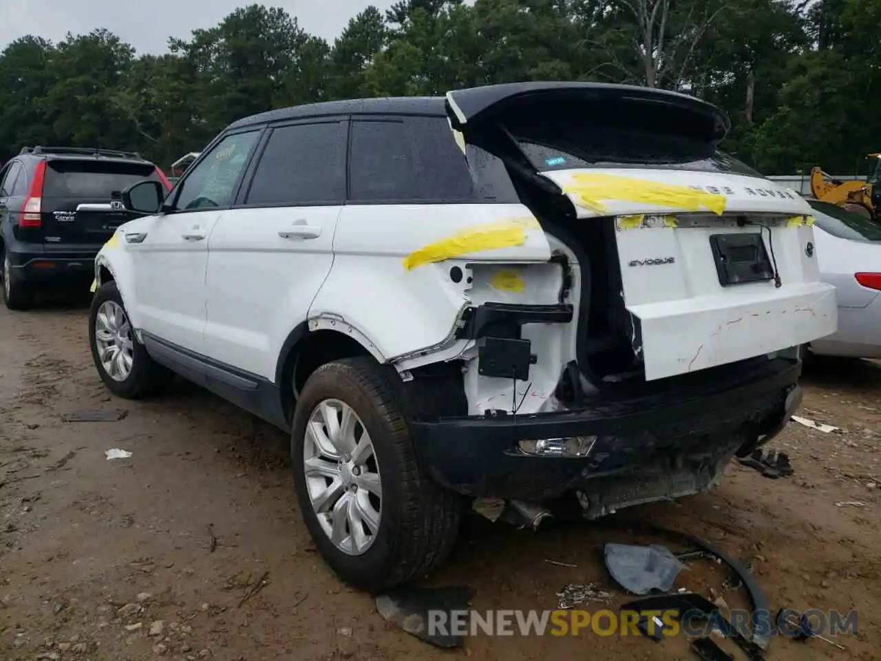 3 Photograph of a damaged car SALVP2RX7KH346959 LAND ROVER RANGEROVER 2019