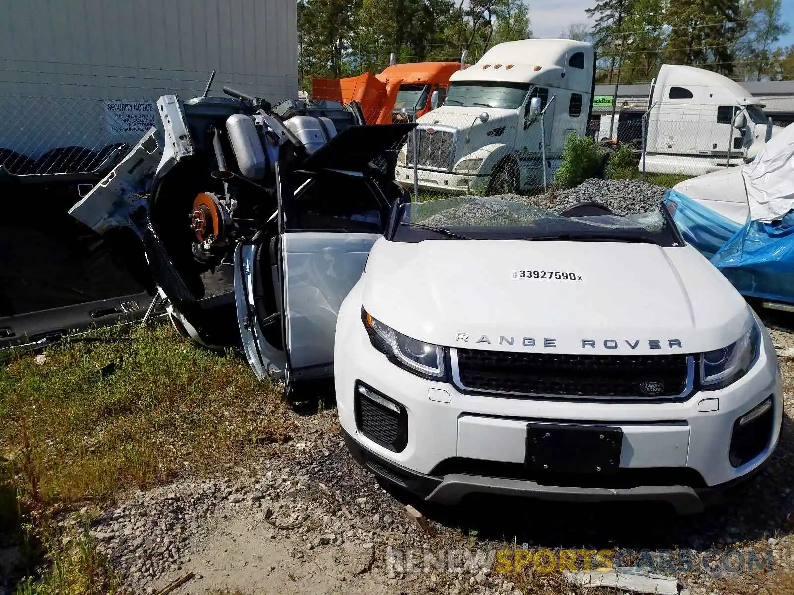 1 Photograph of a damaged car SALVP2RX8KH348302 LAND ROVER RANGEROVER 2019