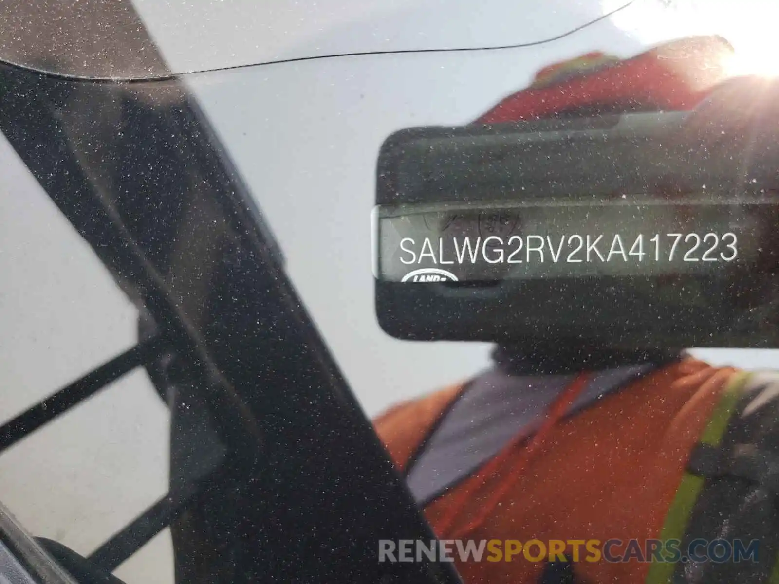 10 Photograph of a damaged car SALWG2RV2KA417223 LAND ROVER RANGEROVER 2019