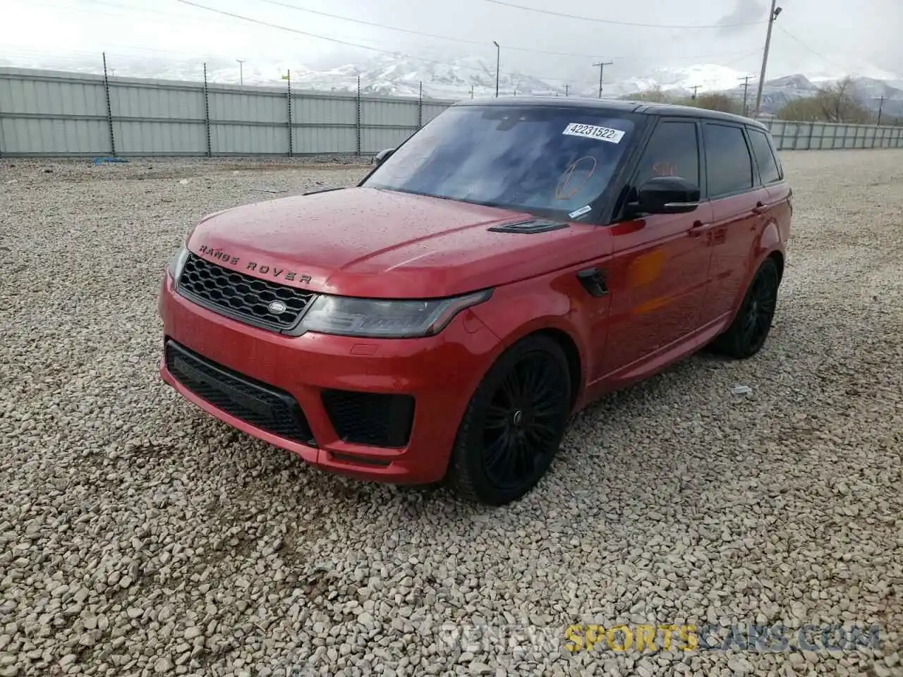 2 Photograph of a damaged car SALWR2RE0KA832583 LAND ROVER RANGEROVER 2019