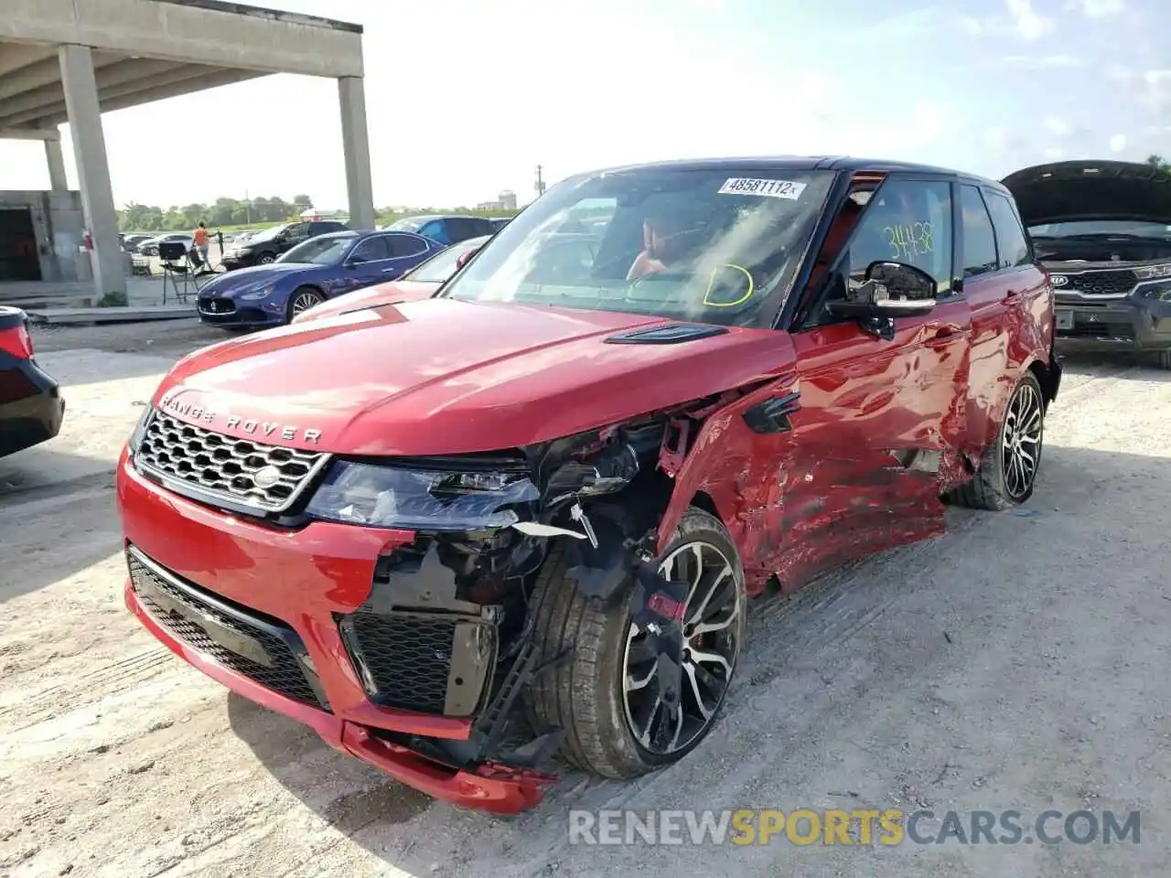 2 Photograph of a damaged car SALWR2RE1KA816151 LAND ROVER RANGEROVER 2019