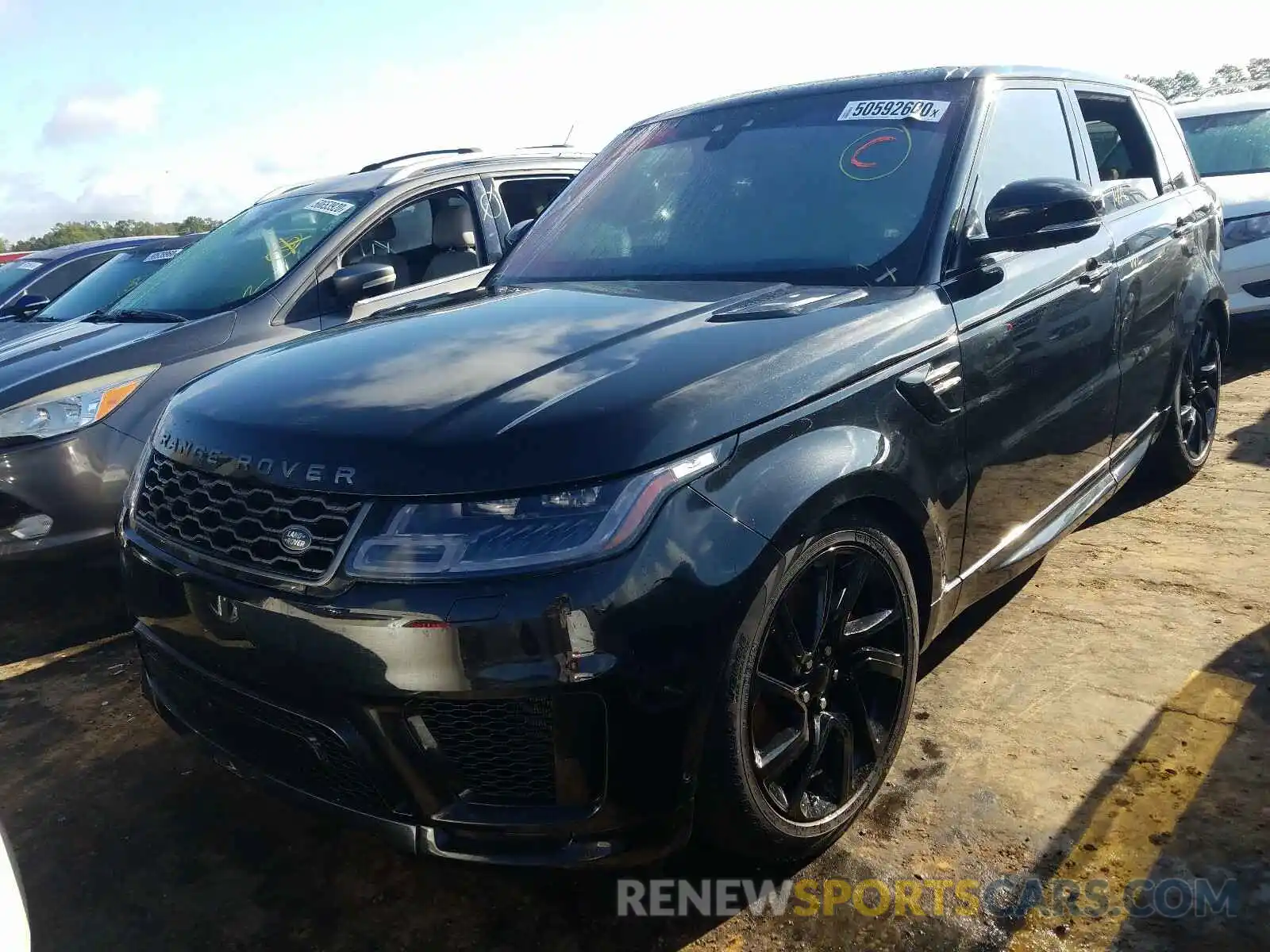 2 Photograph of a damaged car SALWR2RE1KA860053 LAND ROVER RANGEROVER 2019