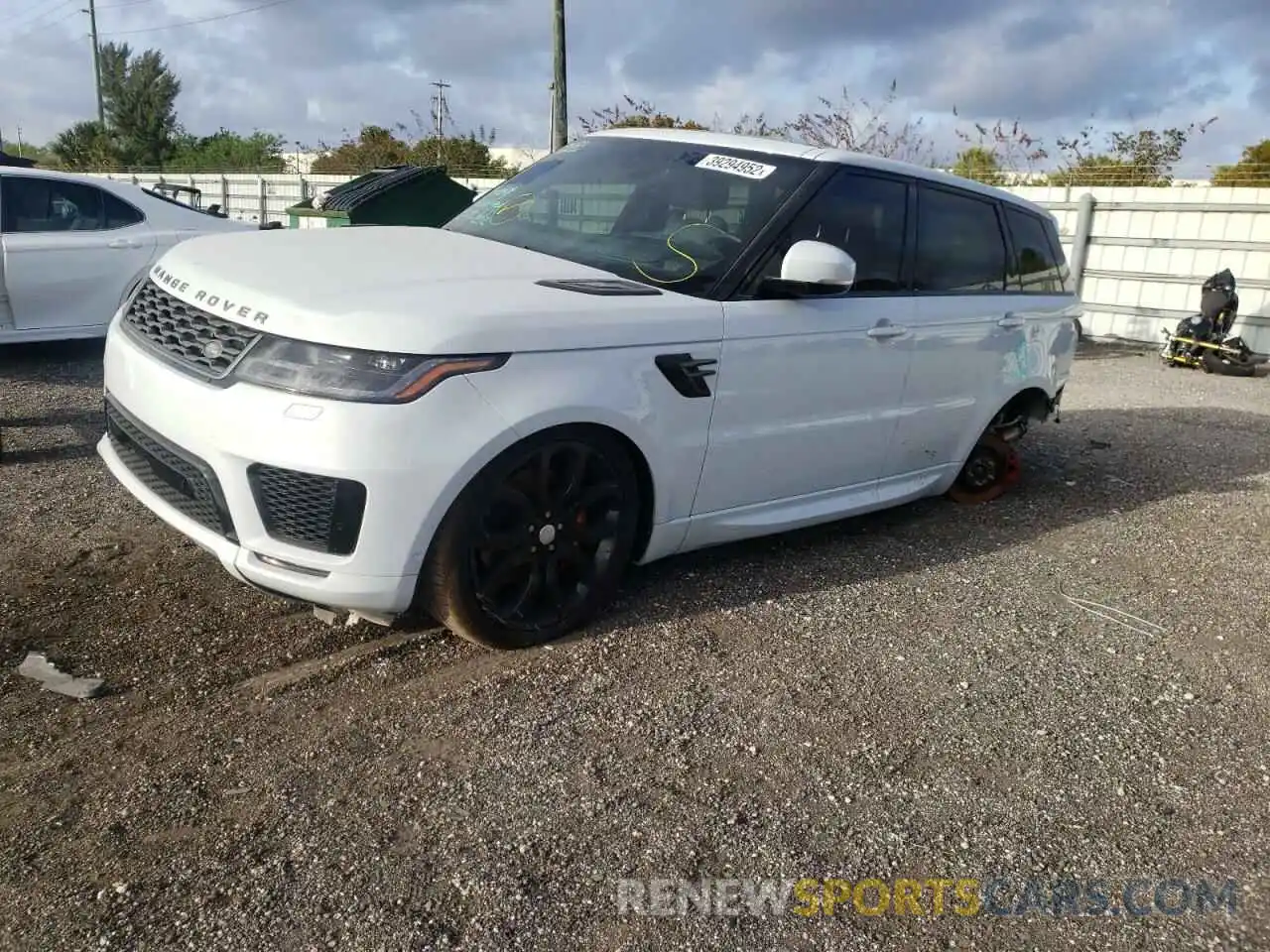 2 Фотография поврежденного автомобиля SALWR2RE2KA853452 LAND ROVER RANGEROVER 2019