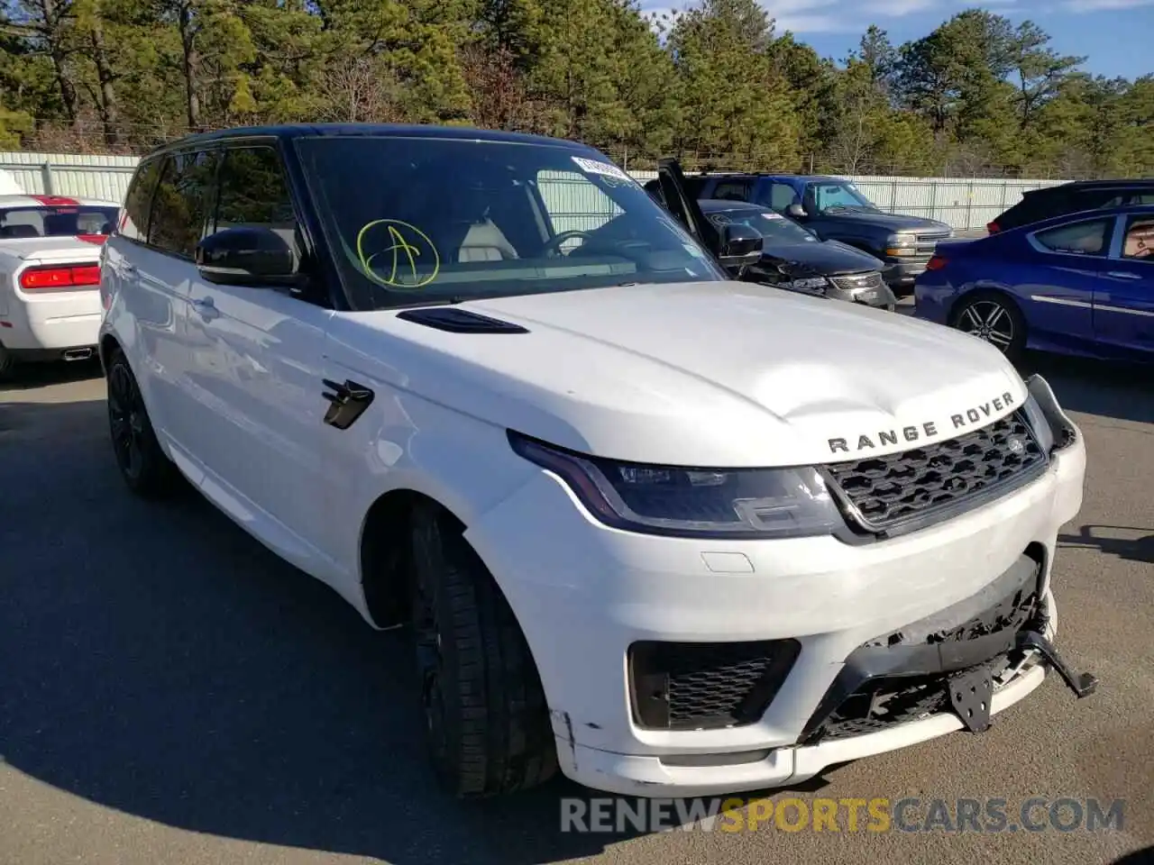 1 Photograph of a damaged car SALWR2RE4KA855221 LAND ROVER RANGEROVER 2019