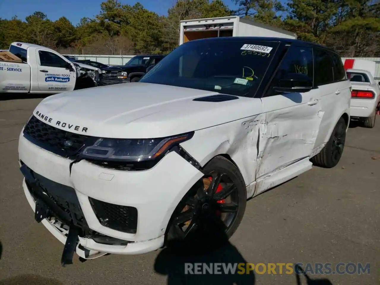 2 Photograph of a damaged car SALWR2RE4KA855221 LAND ROVER RANGEROVER 2019