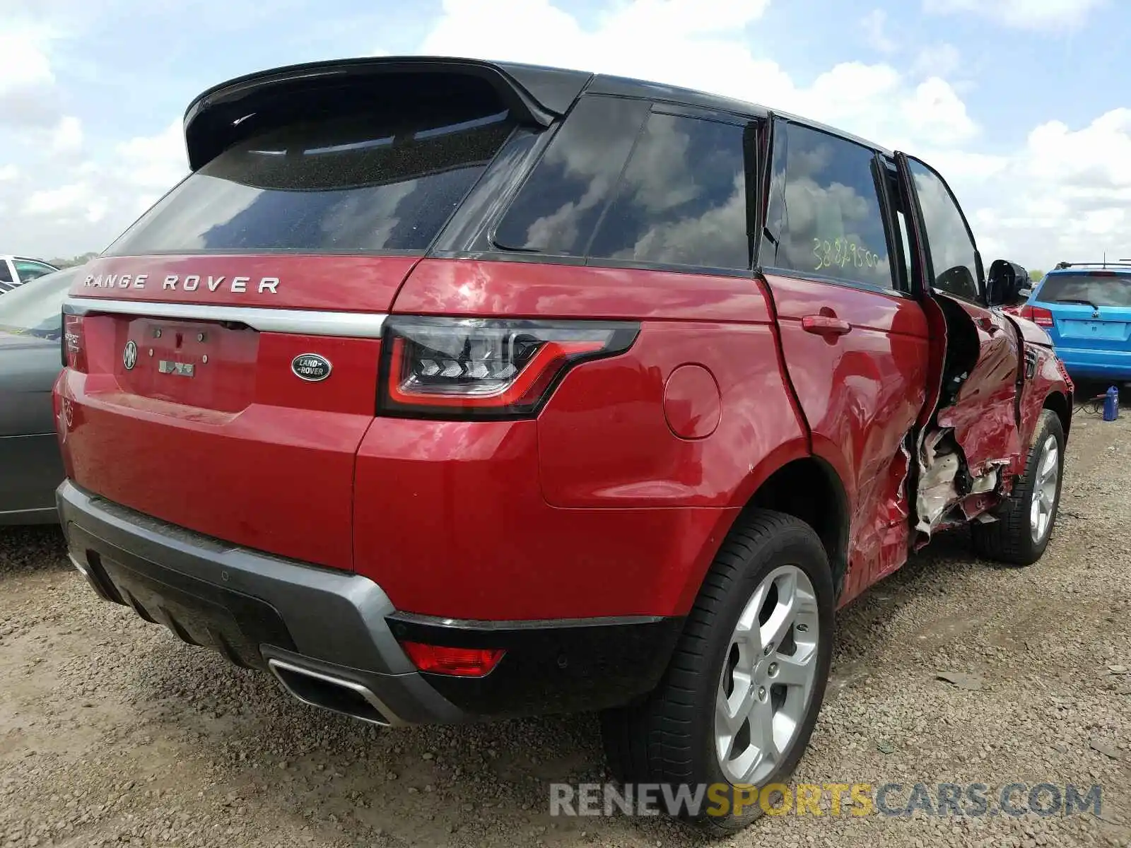 4 Фотография поврежденного автомобиля SALWR2RU0KA872718 LAND ROVER RANGEROVER 2019