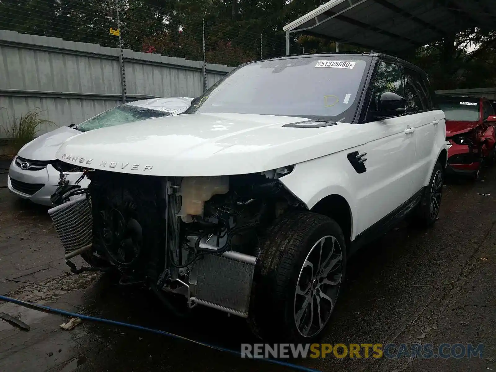 2 Photograph of a damaged car SALWR2RU2KA875264 LAND ROVER RANGEROVER 2019