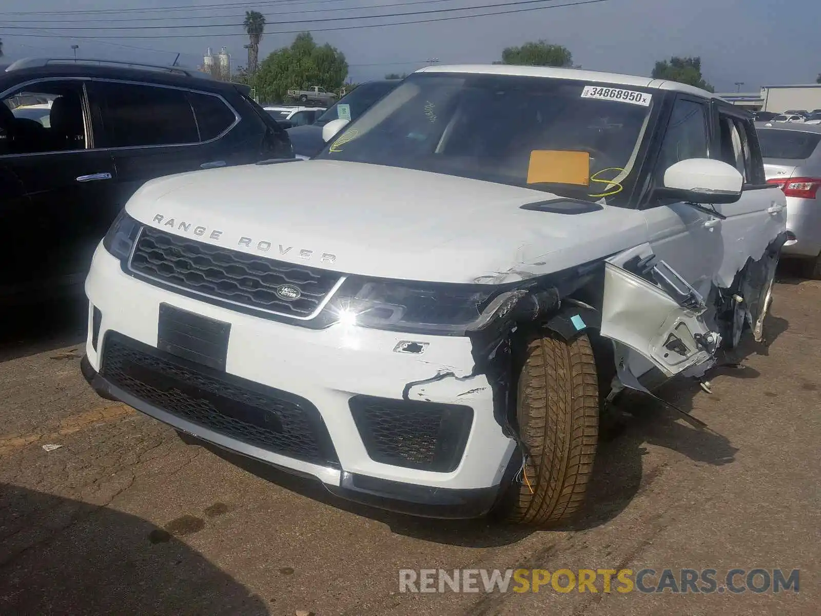 2 Photograph of a damaged car SALWR2RU6KA868902 LAND ROVER RANGEROVER 2019