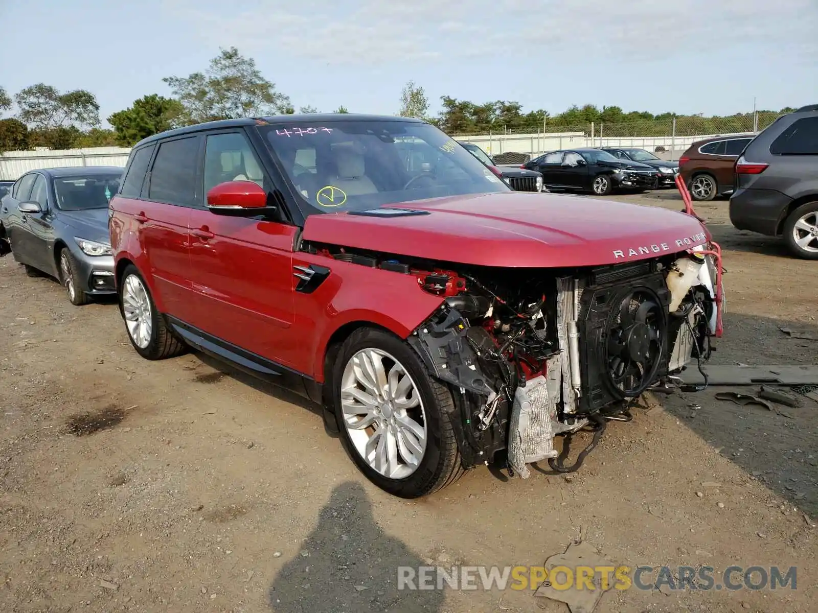 1 Photograph of a damaged car SALWR2RUXKA869311 LAND ROVER RANGEROVER 2019