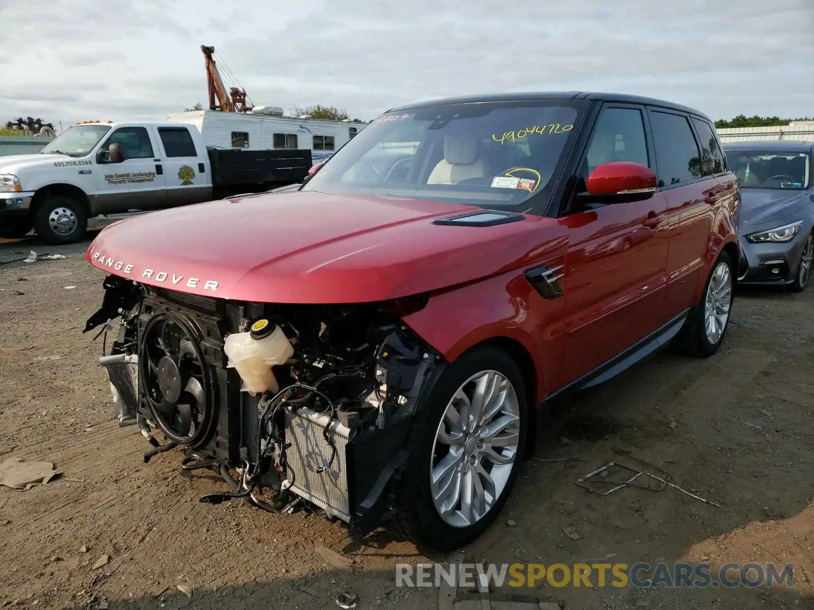 2 Photograph of a damaged car SALWR2RUXKA869311 LAND ROVER RANGEROVER 2019