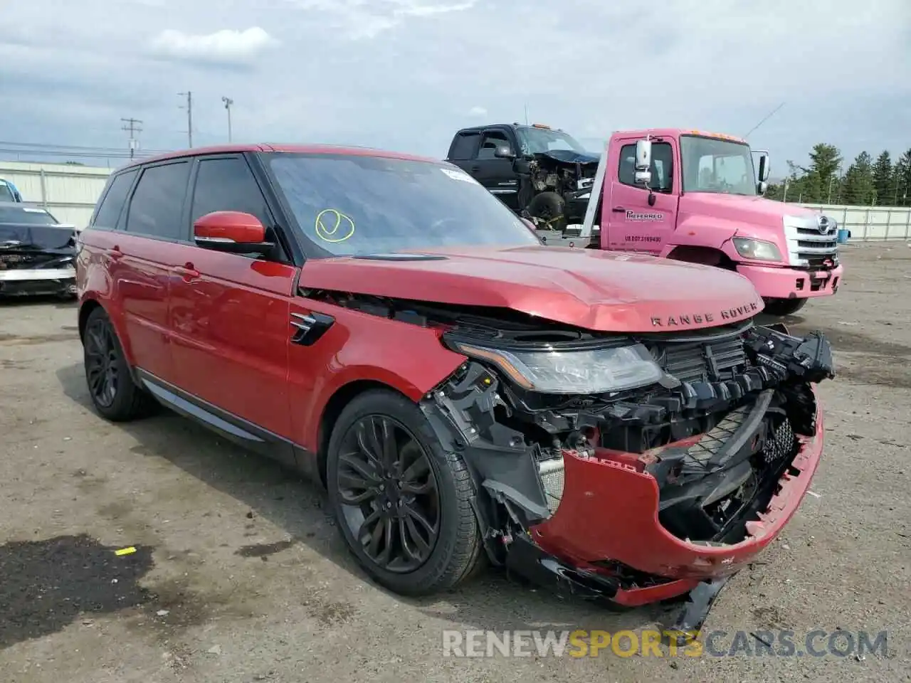 1 Photograph of a damaged car SALWR2RV1KA849120 LAND ROVER RANGEROVER 2019