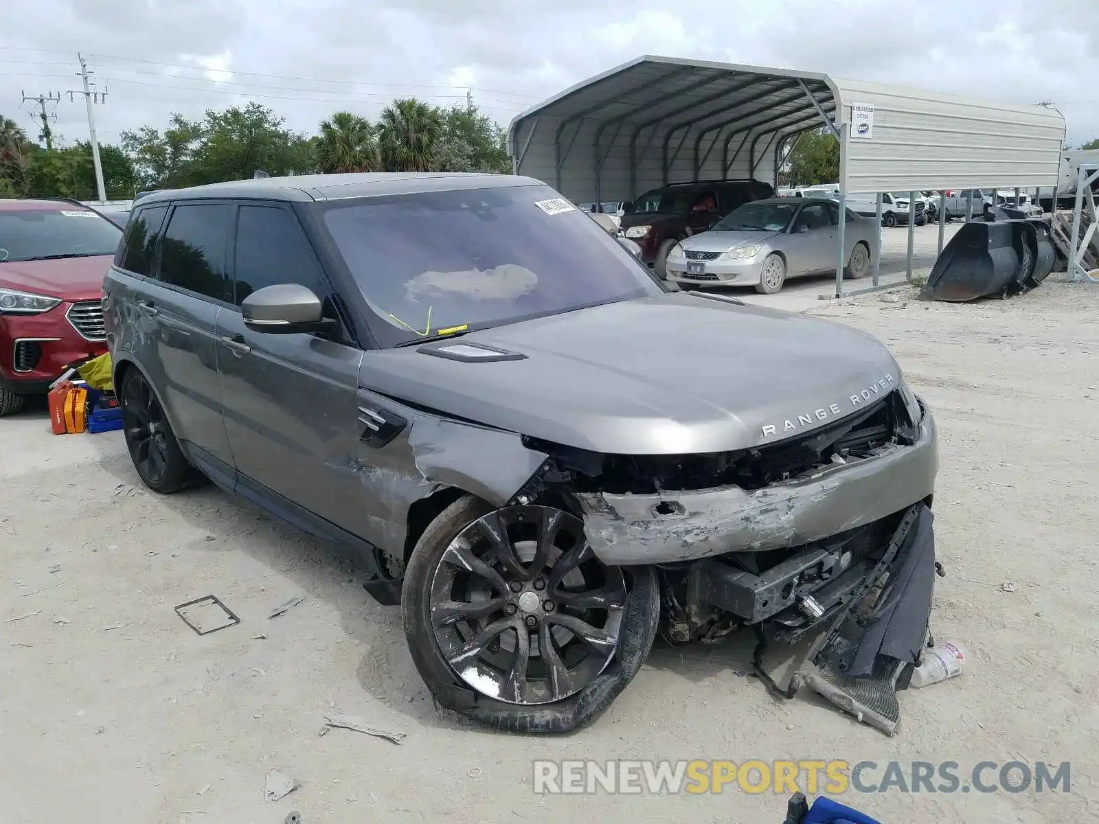 1 Photograph of a damaged car SALWR2RV6KA841725 LAND ROVER RANGEROVER 2019