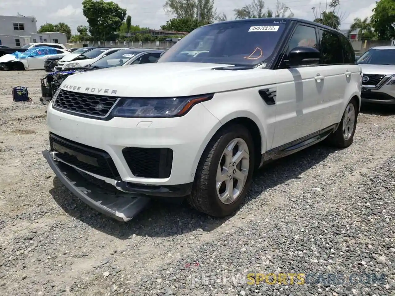 2 Фотография поврежденного автомобиля SALWR2RV6KA841823 LAND ROVER RANGEROVER 2019