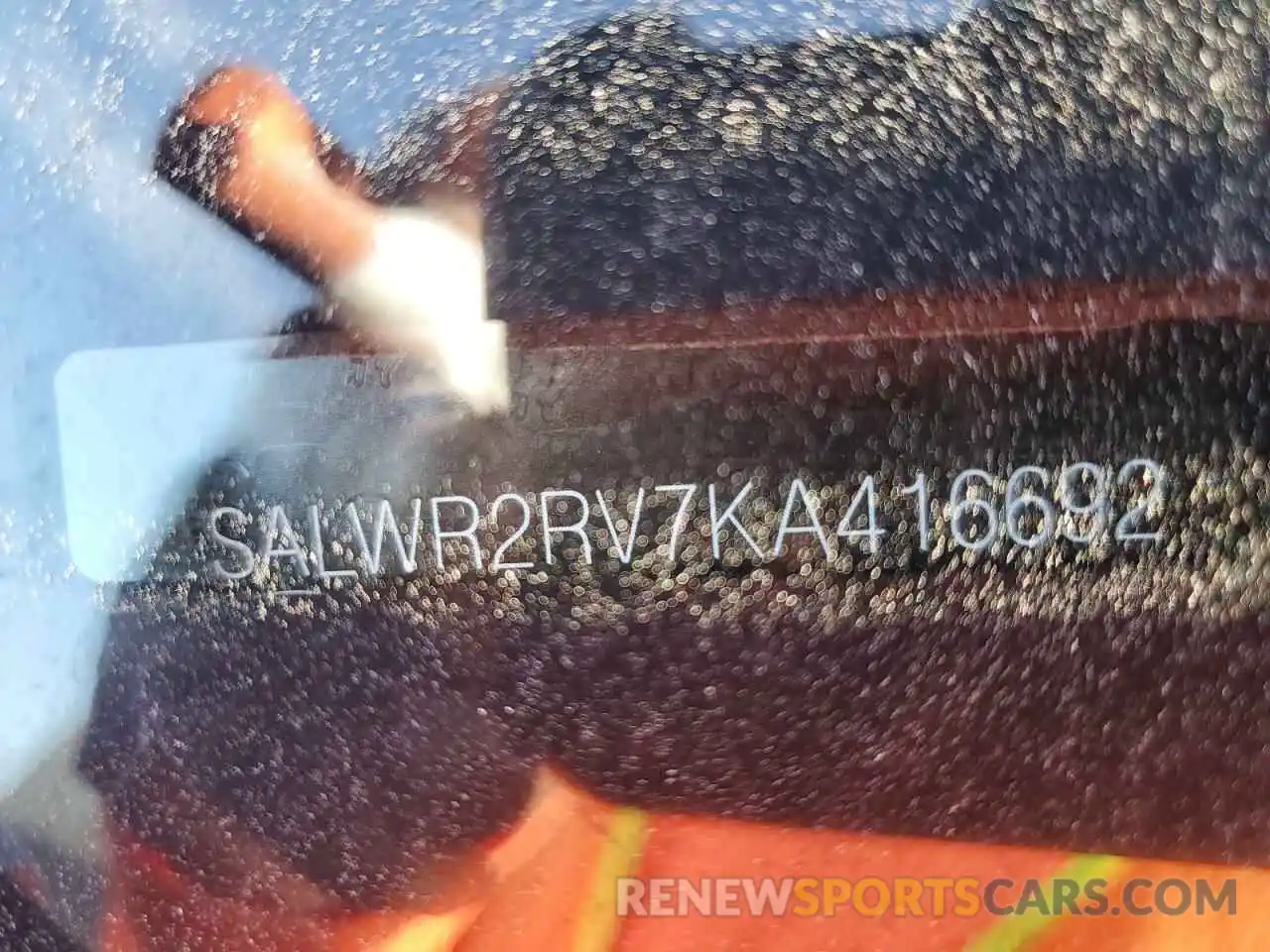 10 Photograph of a damaged car SALWR2RV7KA416692 LAND ROVER RANGEROVER 2019