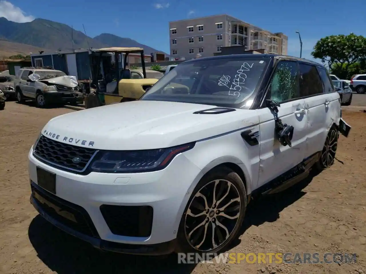 2 Фотография поврежденного автомобиля SALWR2RV8KA419519 LAND ROVER RANGEROVER 2019