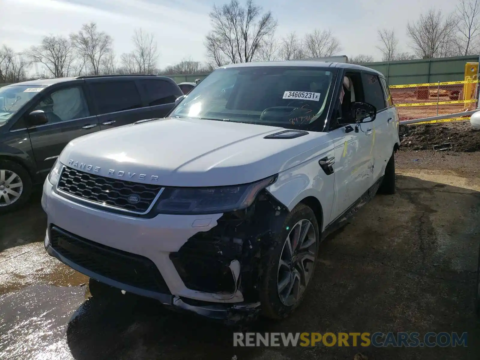 2 Фотография поврежденного автомобиля SALWR2RV8KA847364 LAND ROVER RANGEROVER 2019