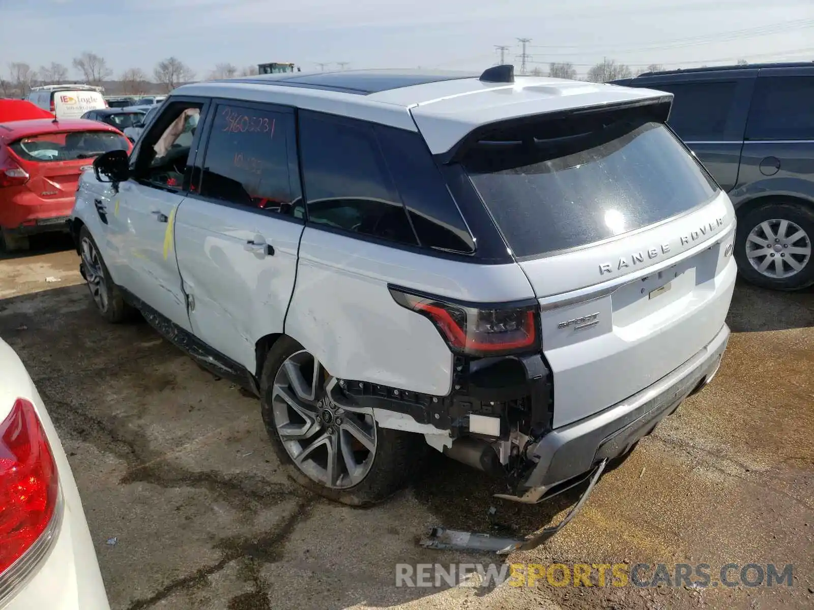 3 Фотография поврежденного автомобиля SALWR2RV8KA847364 LAND ROVER RANGEROVER 2019