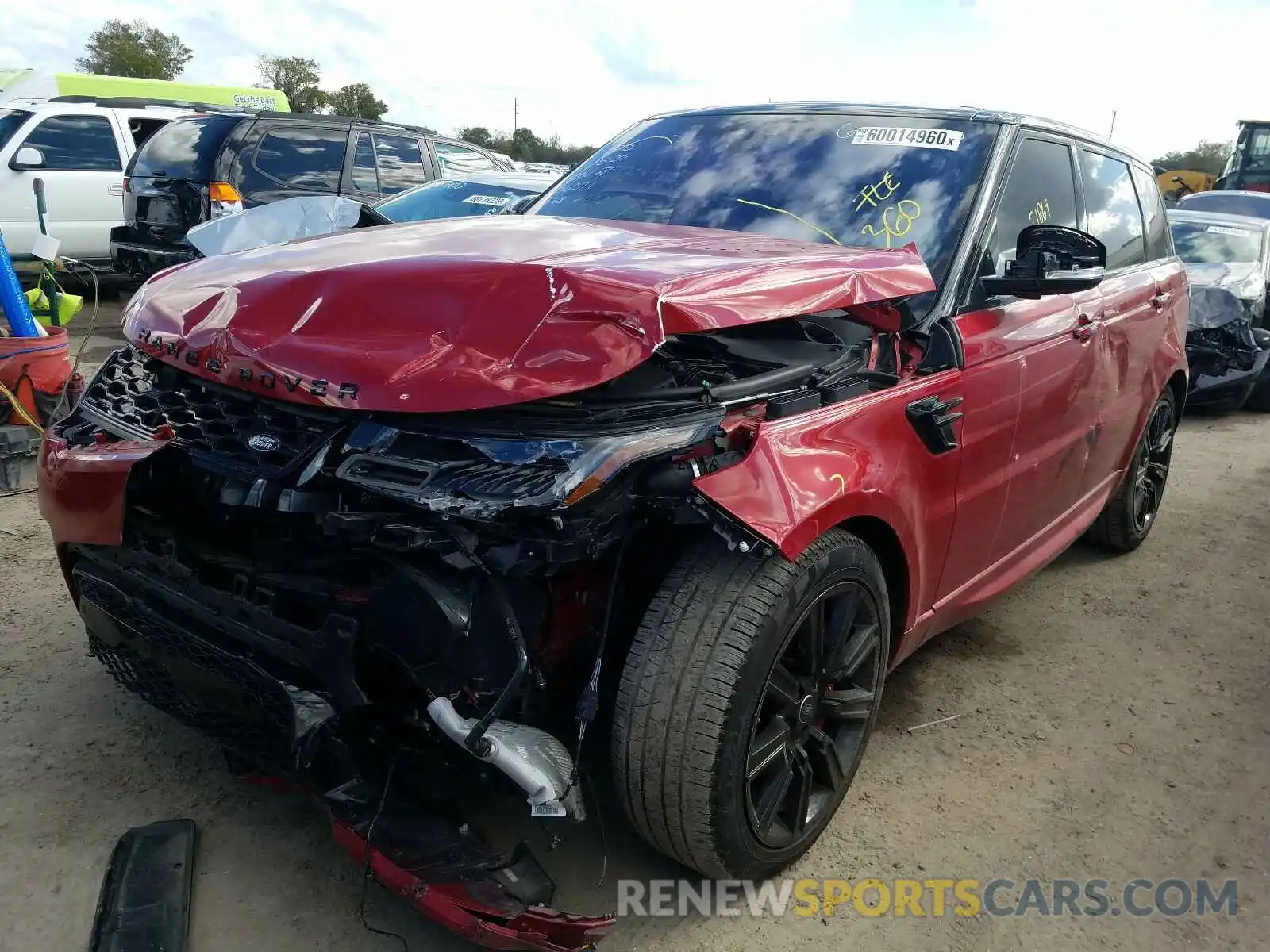 2 Photograph of a damaged car SALWS2SU1KA862214 LAND ROVER RANGEROVER 2019