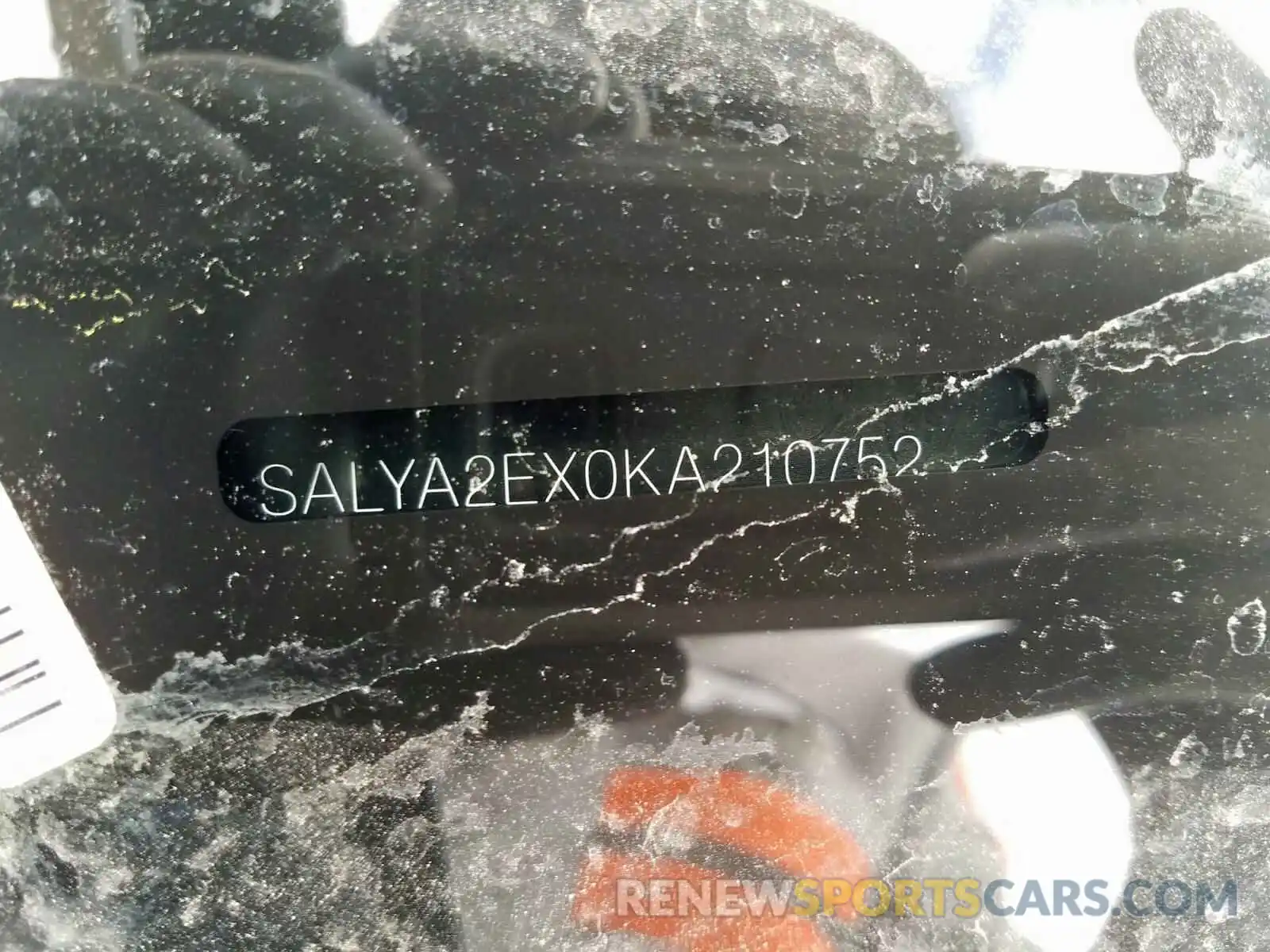 10 Photograph of a damaged car SALYA2EX0KA210752 LAND ROVER RANGEROVER 2019