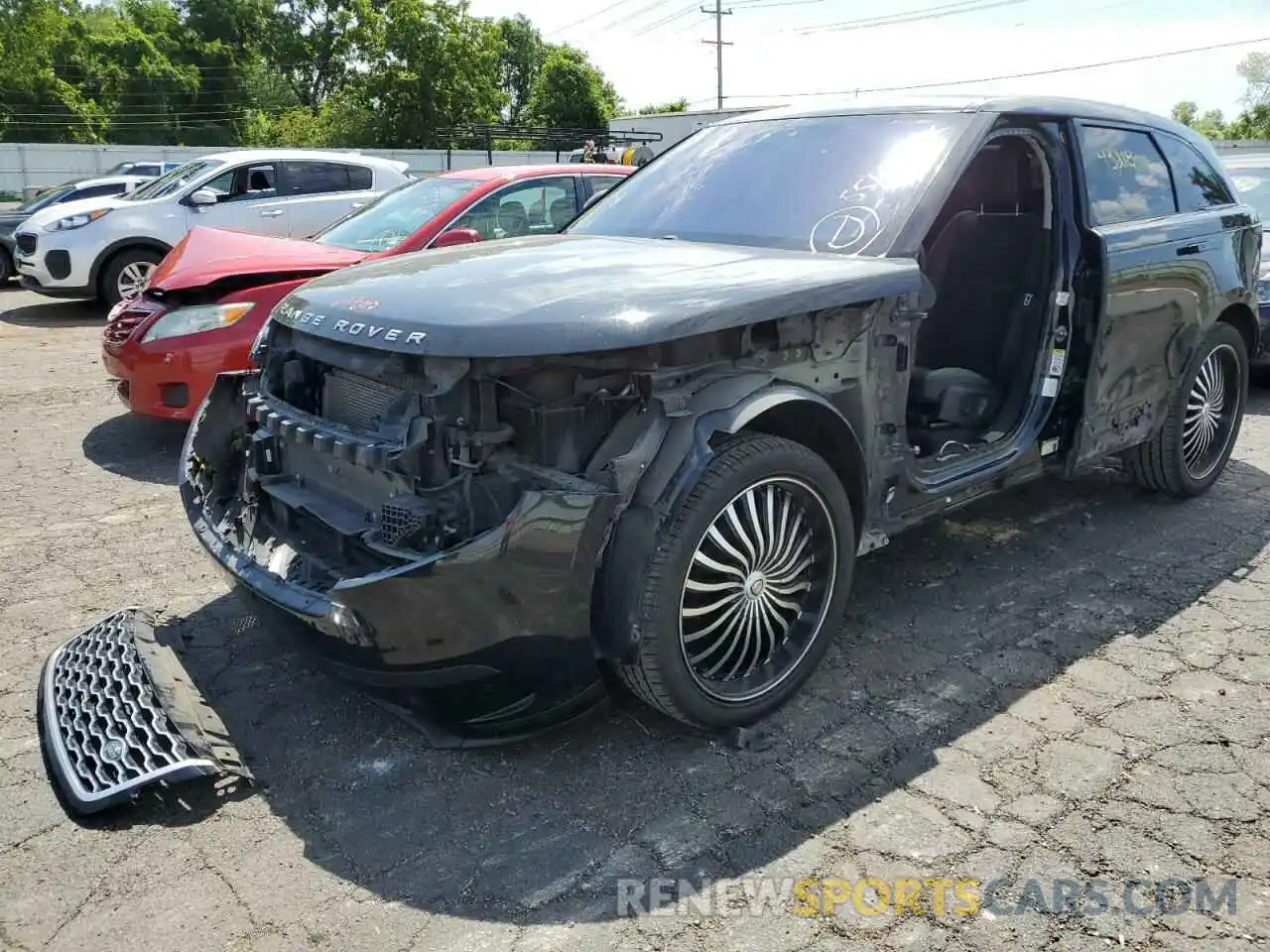 2 Фотография поврежденного автомобиля SALYA2EX7KA202213 LAND ROVER RANGEROVER 2019