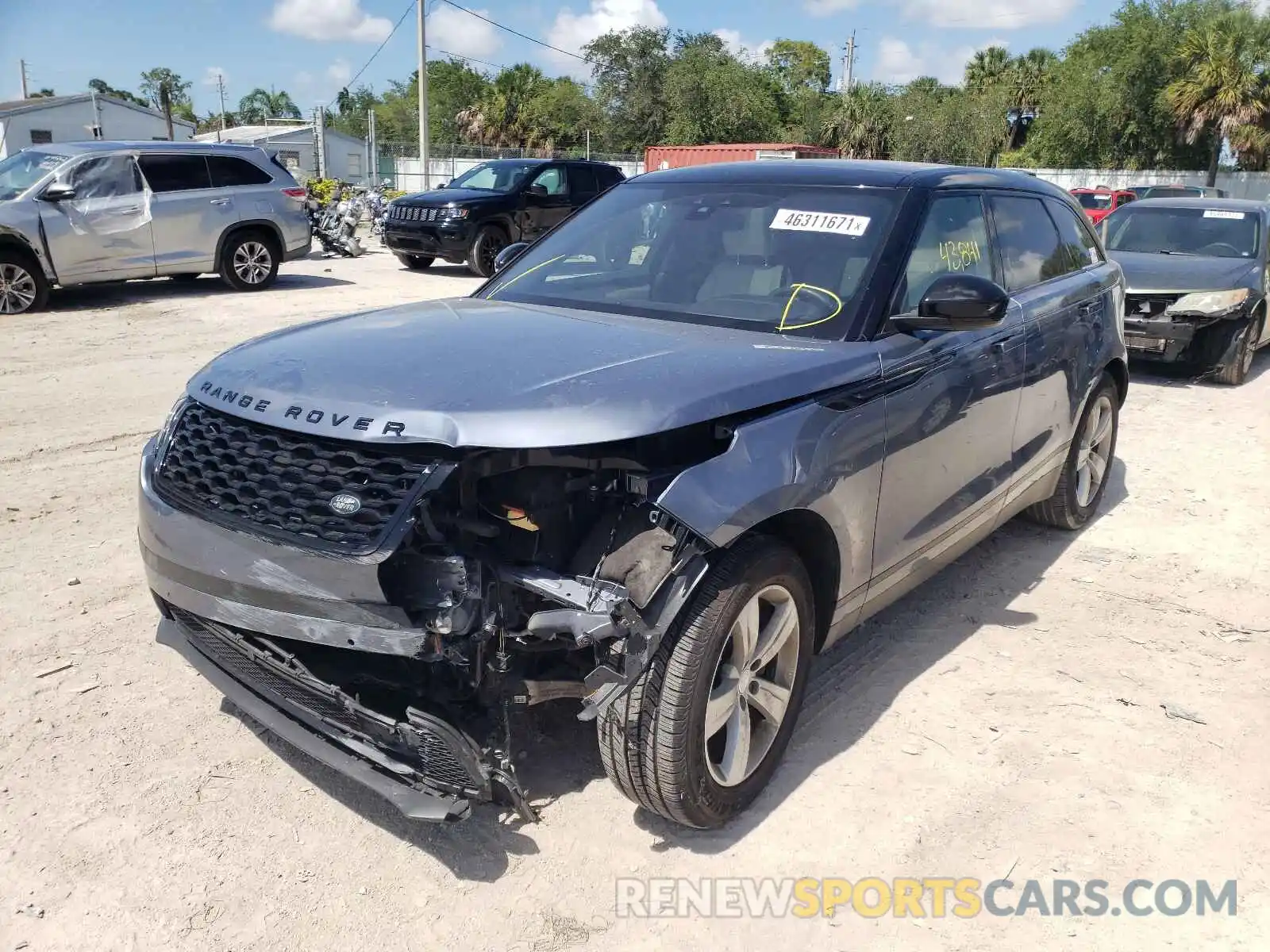 2 Photograph of a damaged car SALYB2EX2KA781365 LAND ROVER RANGEROVER 2019