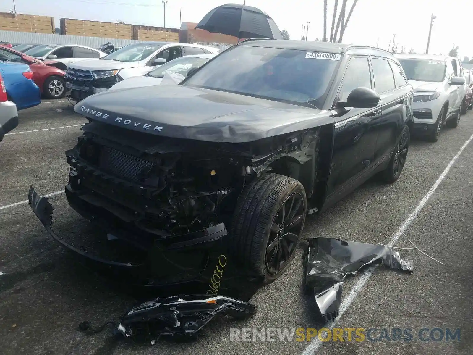 2 Photograph of a damaged car SALYB2FV7KA215697 LAND ROVER RANGEROVER 2019