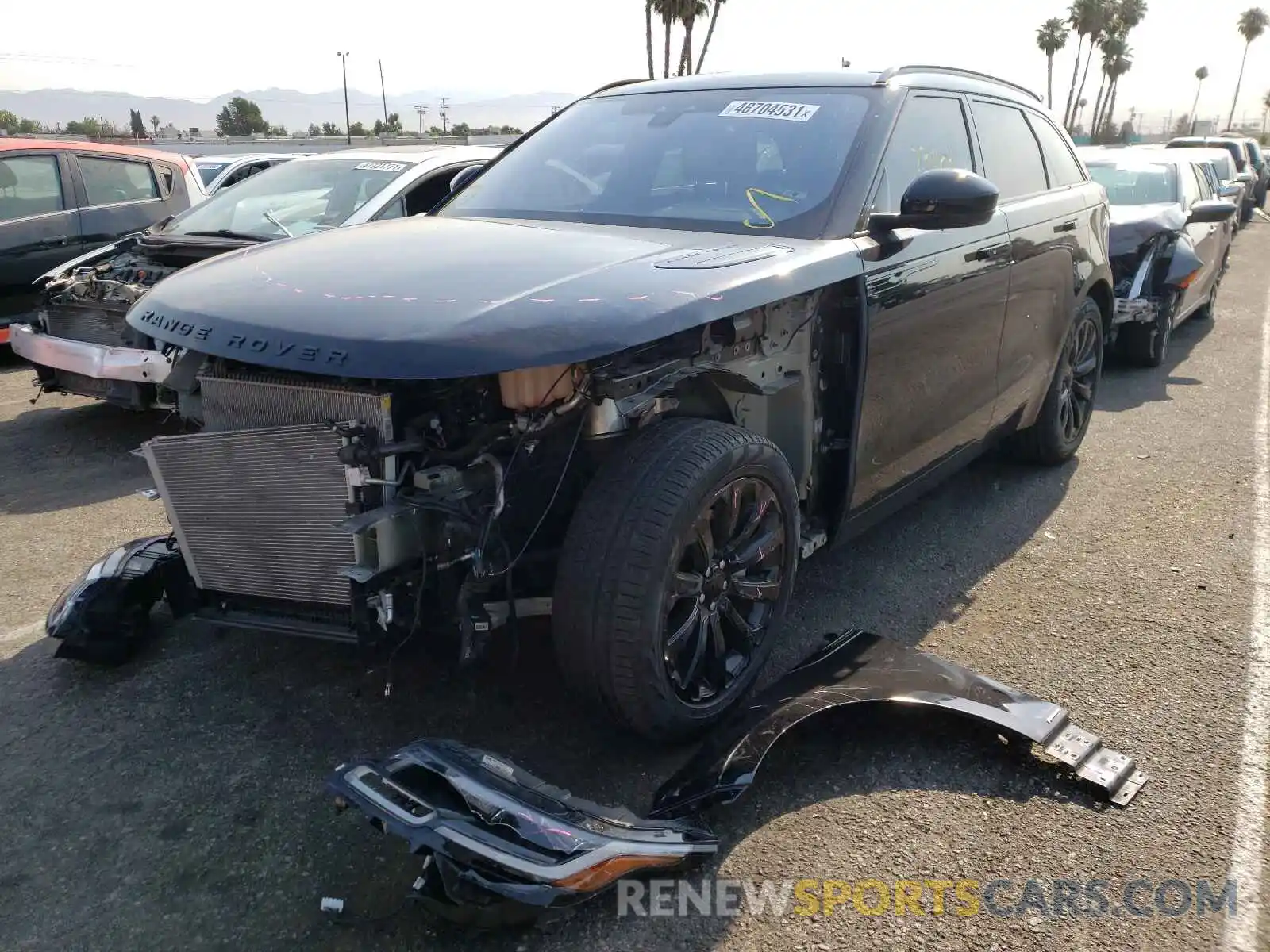 2 Photograph of a damaged car SALYL2EV5KA787169 LAND ROVER RANGEROVER 2019