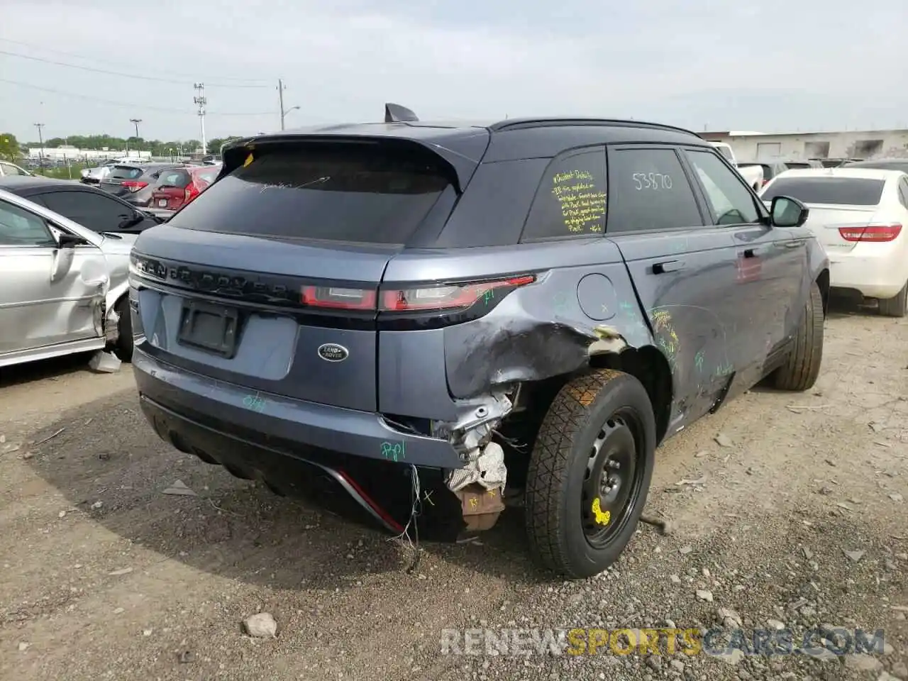 4 Фотография поврежденного автомобиля SALYL2EX3KA789195 LAND ROVER RANGEROVER 2019