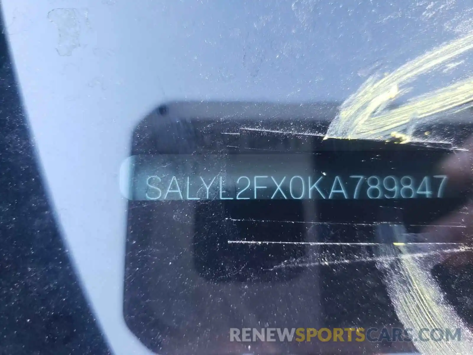 10 Photograph of a damaged car SALYL2FX0KA789847 LAND ROVER RANGEROVER 2019