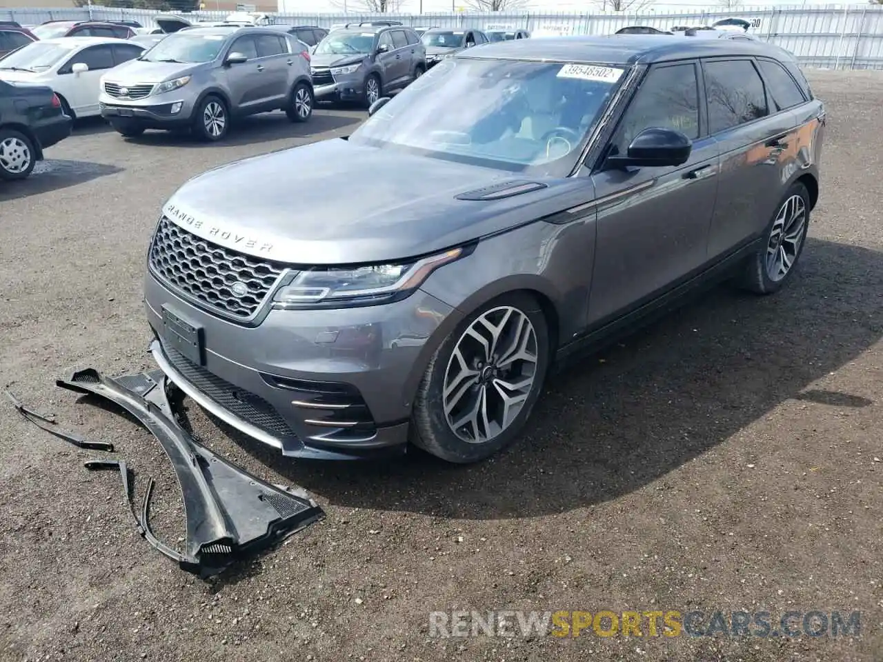 2 Фотография поврежденного автомобиля SALYM2EVXKA203815 LAND ROVER RANGEROVER 2019