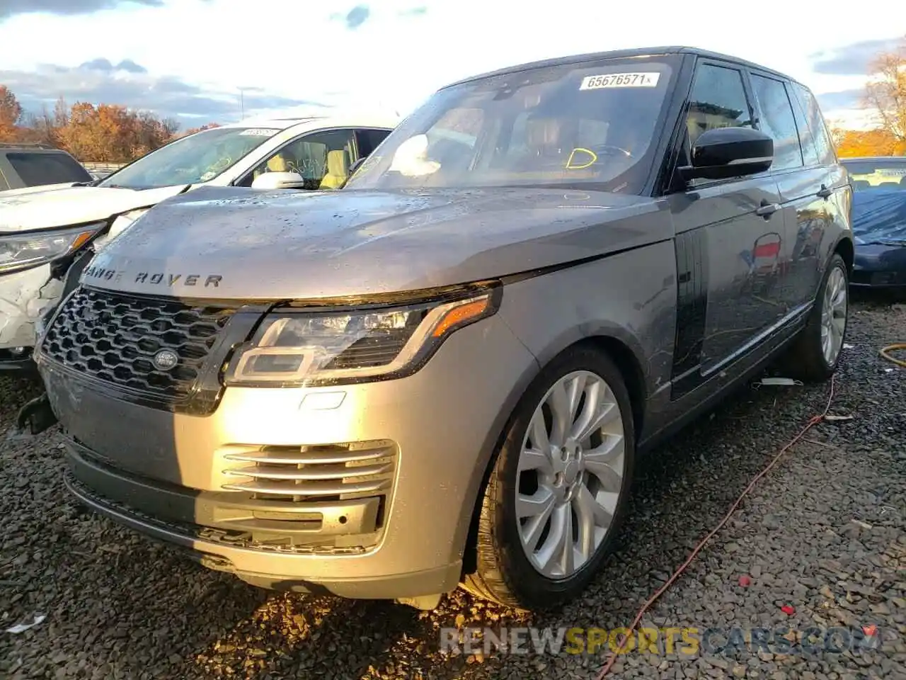 2 Фотография поврежденного автомобиля SALGR2SU2LA599586 LAND ROVER RANGEROVER 2020