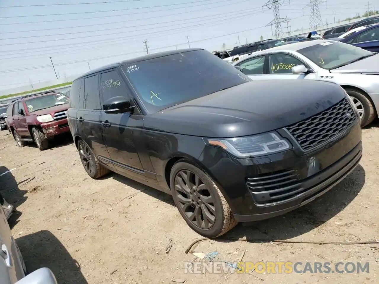 1 Photograph of a damaged car SALGR2SU5LA599999 LAND ROVER RANGEROVER 2020