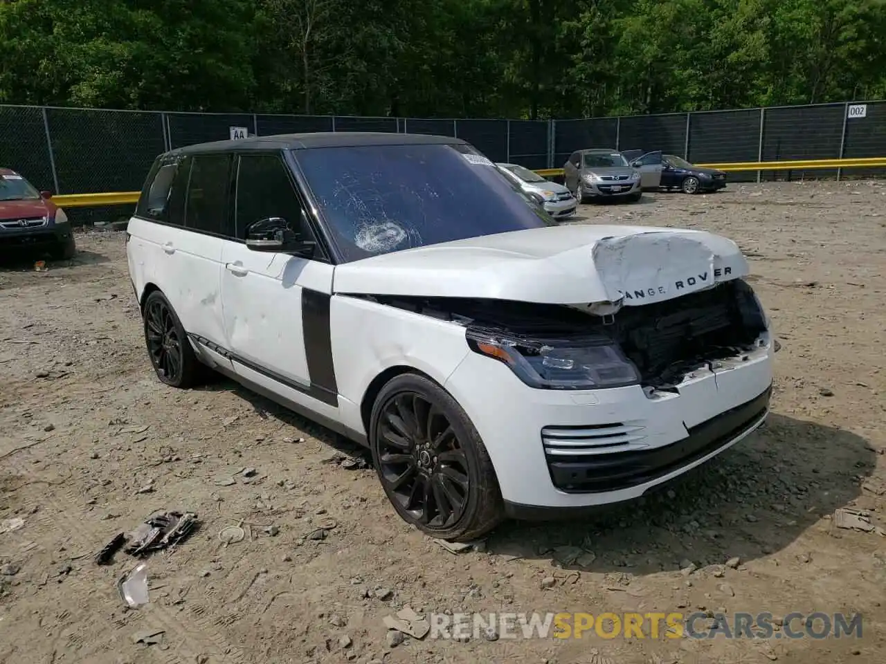 1 Photograph of a damaged car SALGR2SUXLA574449 LAND ROVER RANGEROVER 2020