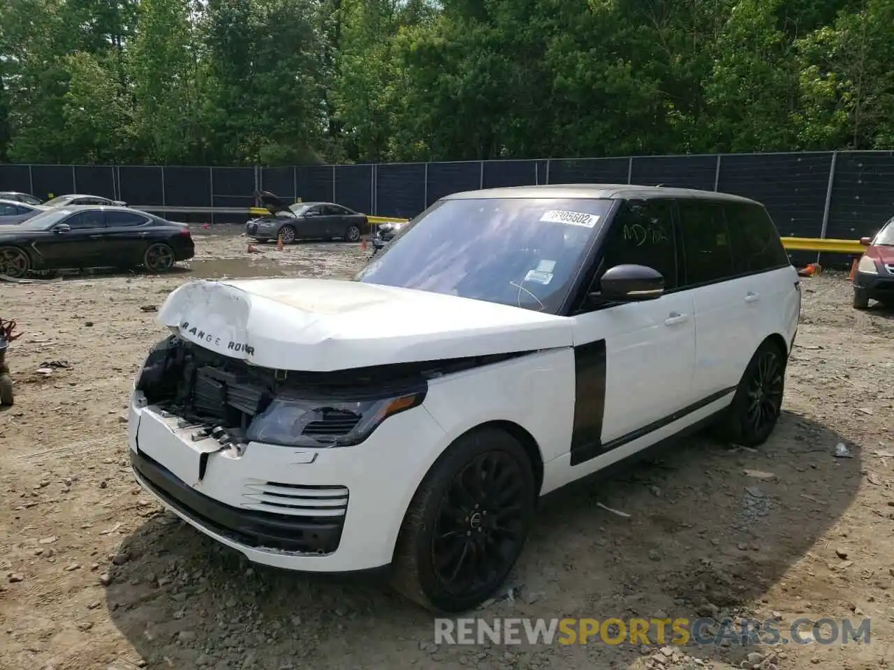 2 Photograph of a damaged car SALGR2SUXLA574449 LAND ROVER RANGEROVER 2020