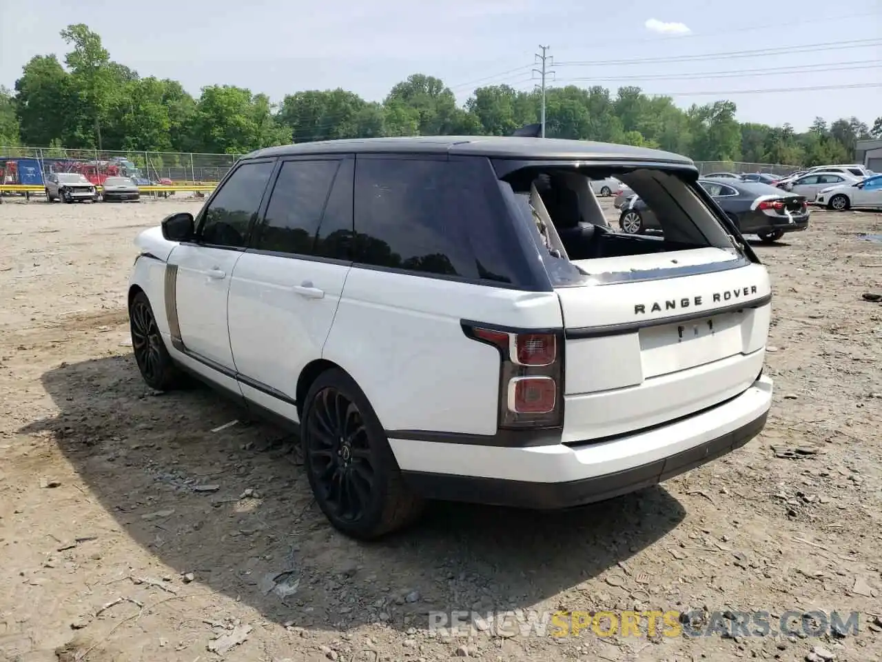 3 Фотография поврежденного автомобиля SALGR2SUXLA574449 LAND ROVER RANGEROVER 2020