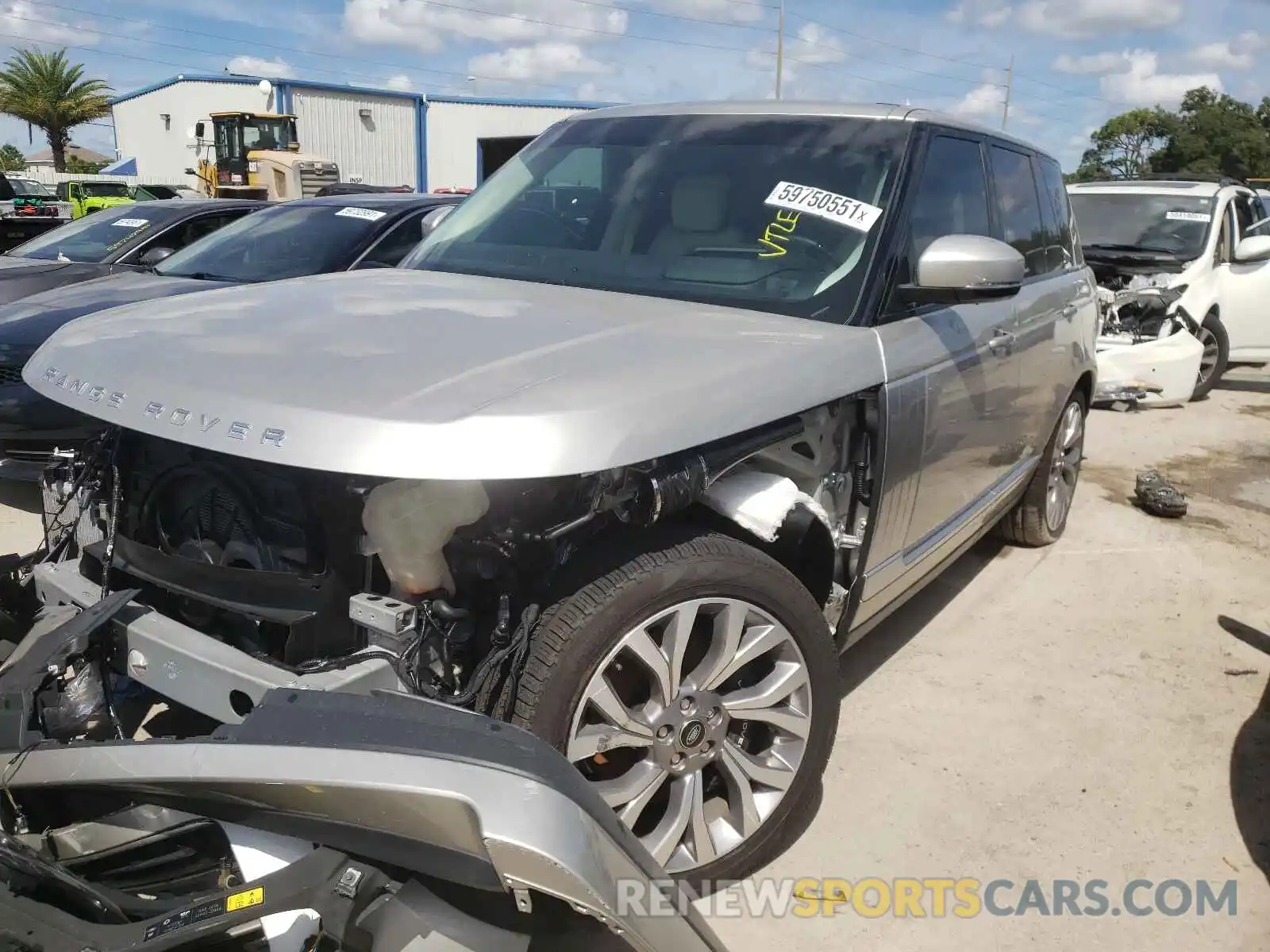 2 Photograph of a damaged car SALGS2RU2LA413975 LAND ROVER RANGEROVER 2020