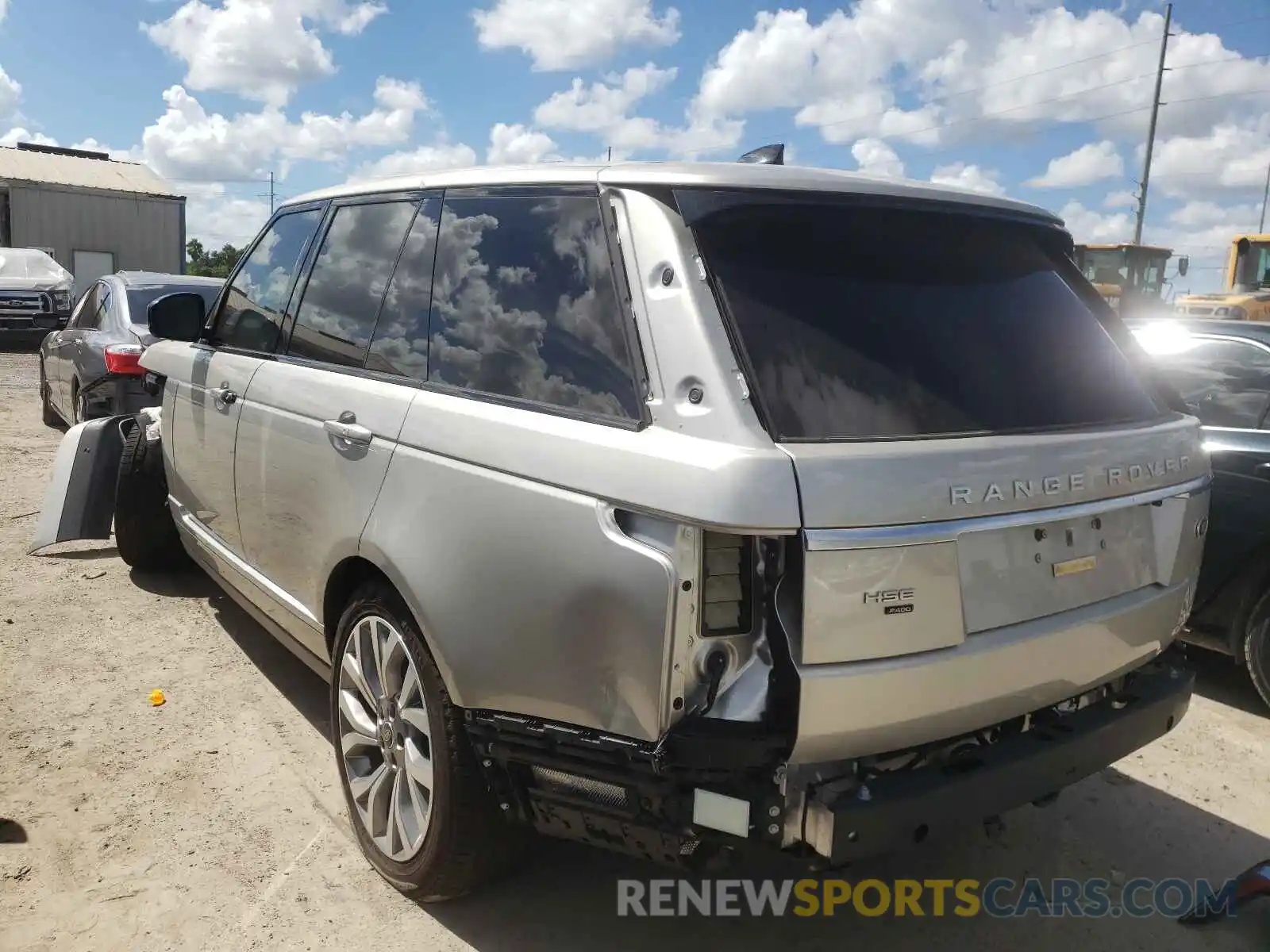 3 Фотография поврежденного автомобиля SALGS2RU2LA413975 LAND ROVER RANGEROVER 2020