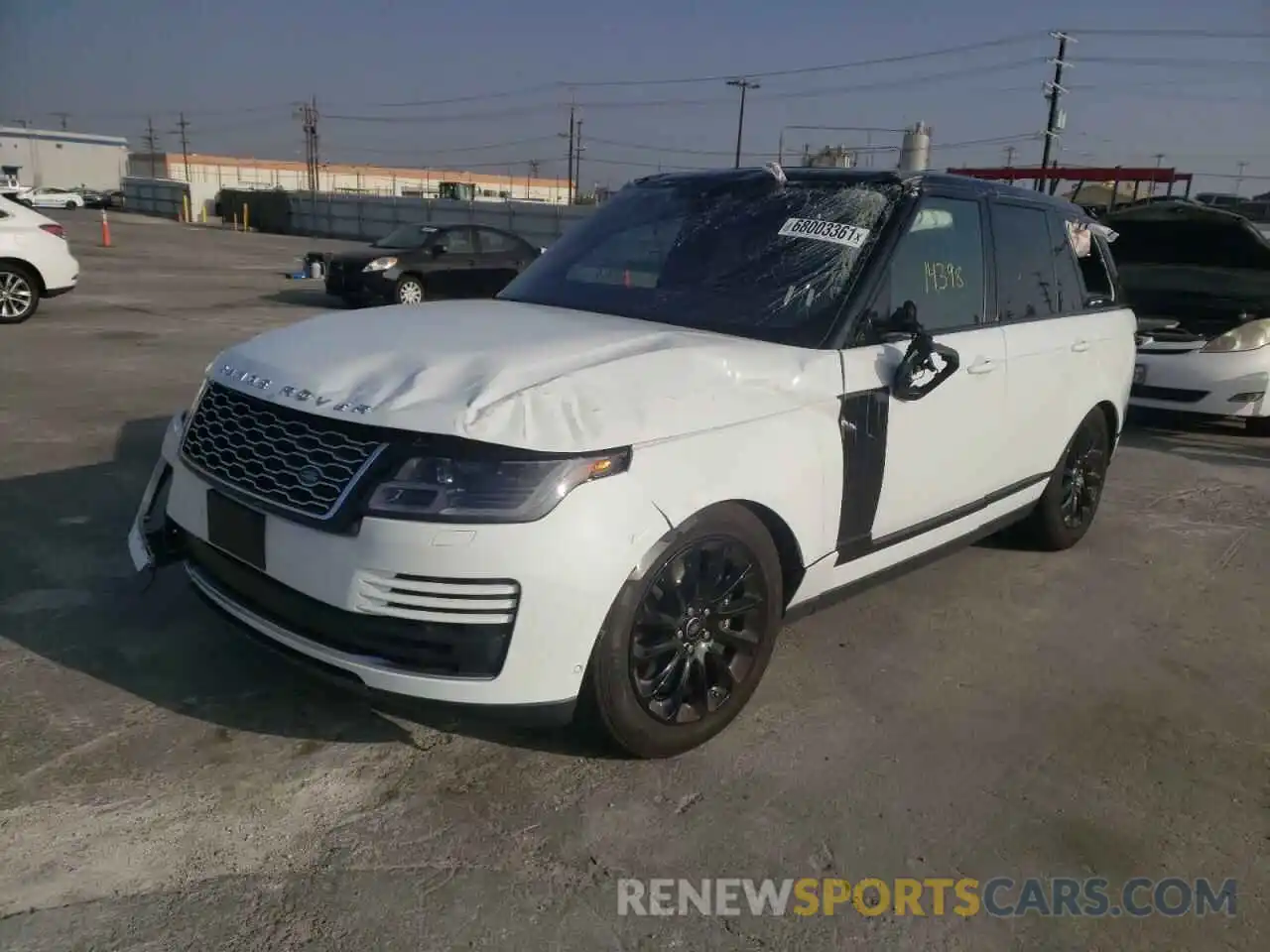 2 Photograph of a damaged car SALGS2RU5LA575230 LAND ROVER RANGEROVER 2020