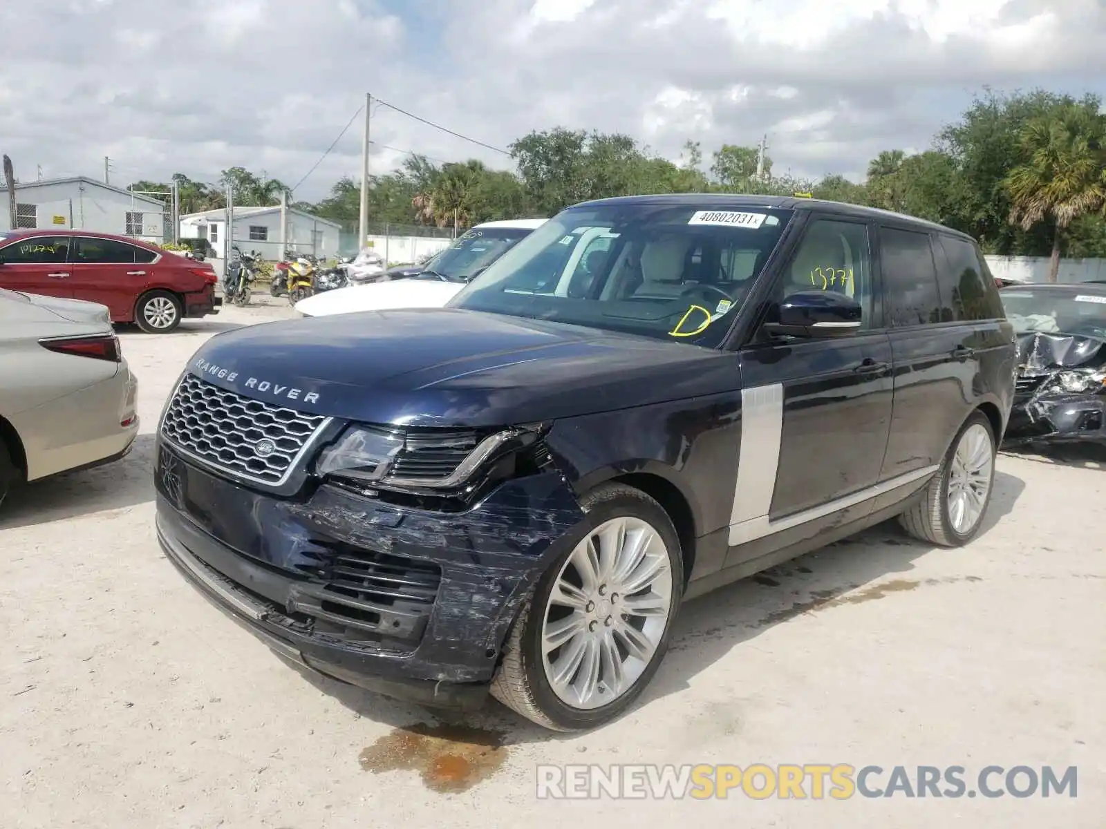 2 Photograph of a damaged car SALGS2RU6LA573941 LAND ROVER RANGEROVER 2020