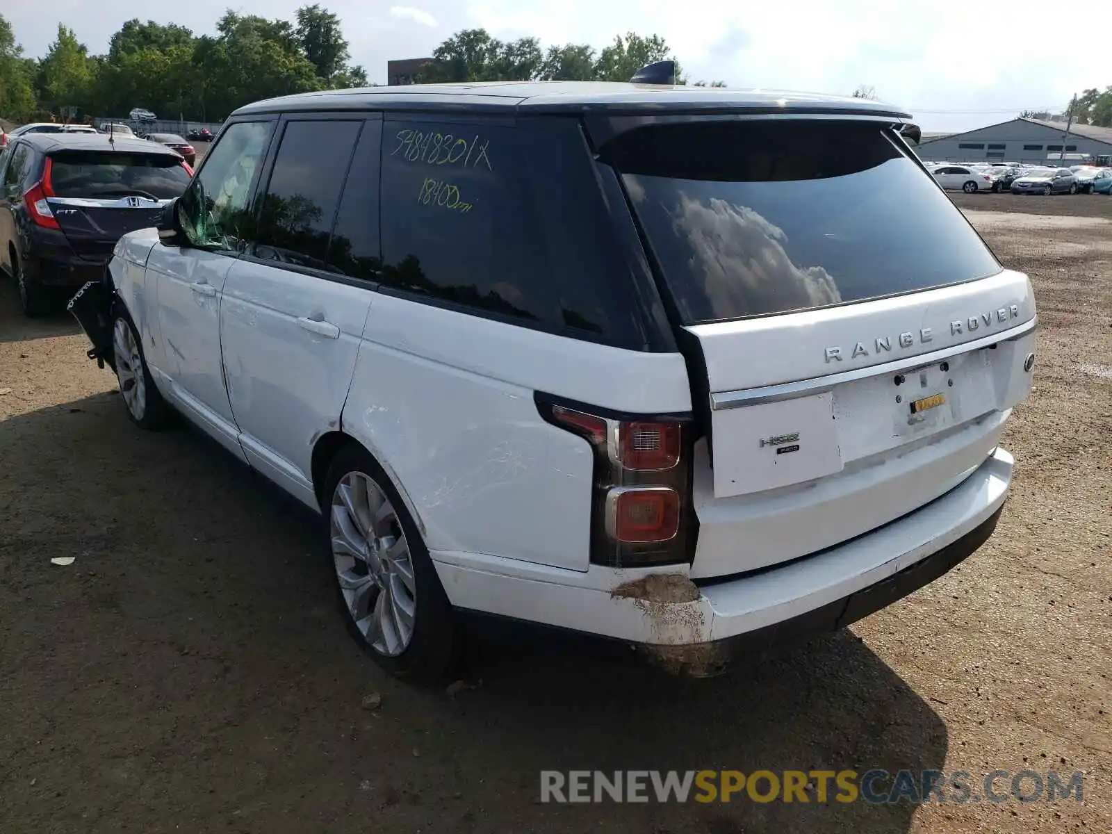 3 Photograph of a damaged car SALGS2RU6LA575656 LAND ROVER RANGEROVER 2020