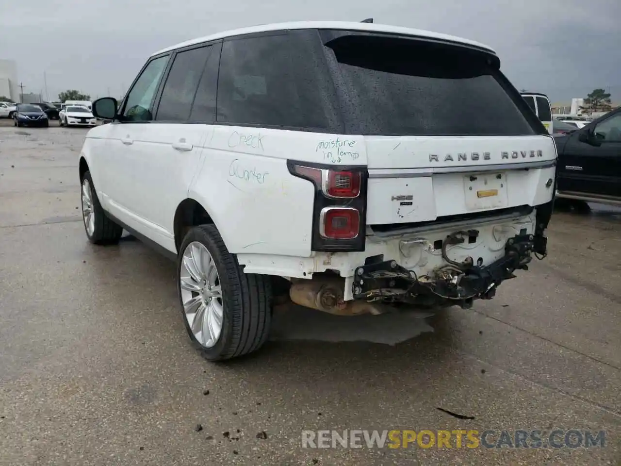 3 Фотография поврежденного автомобиля SALGS2RU7LA401157 LAND ROVER RANGEROVER 2020