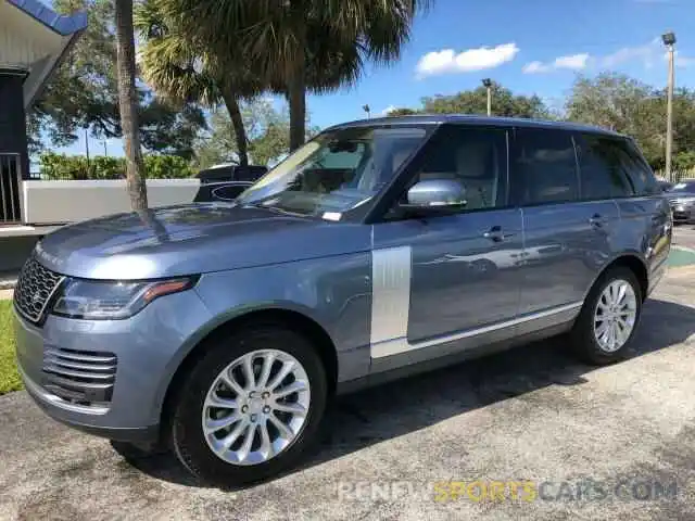 1 Photograph of a damaged car SALGS2RU7LA574175 LAND ROVER RANGEROVER 2020