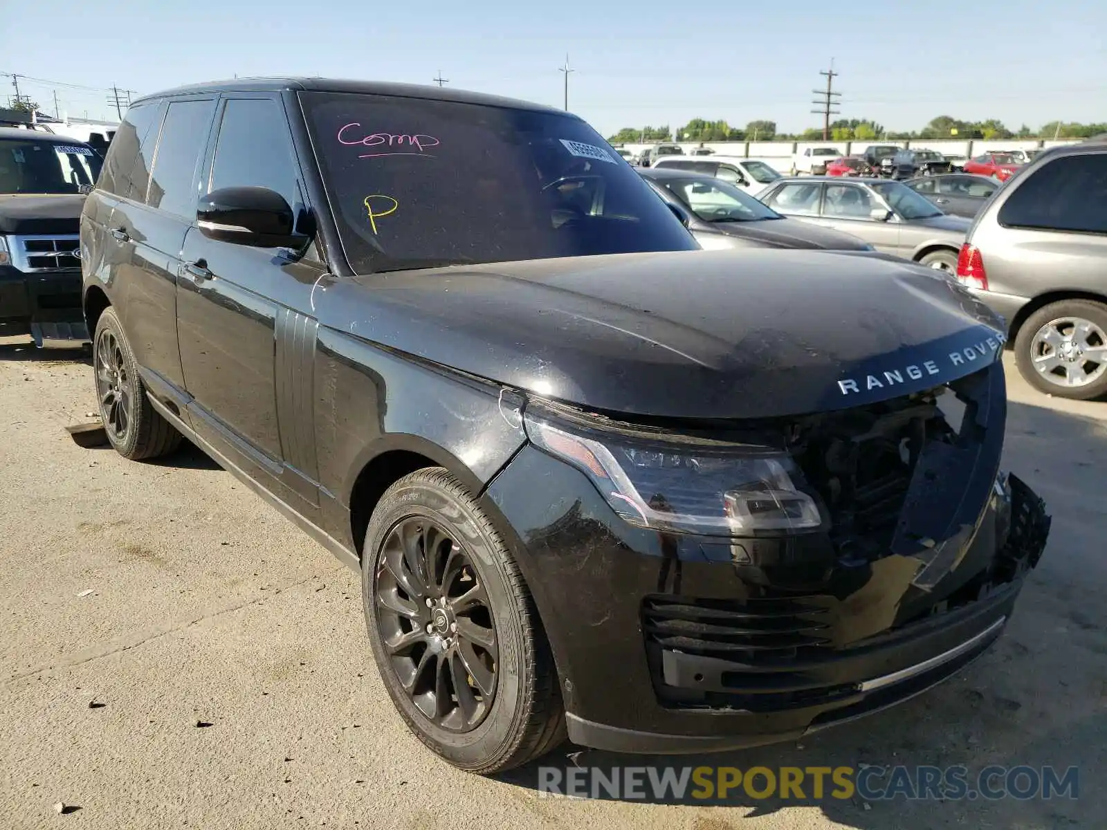 1 Photograph of a damaged car SALGS2RU8LA581409 LAND ROVER RANGEROVER 2020