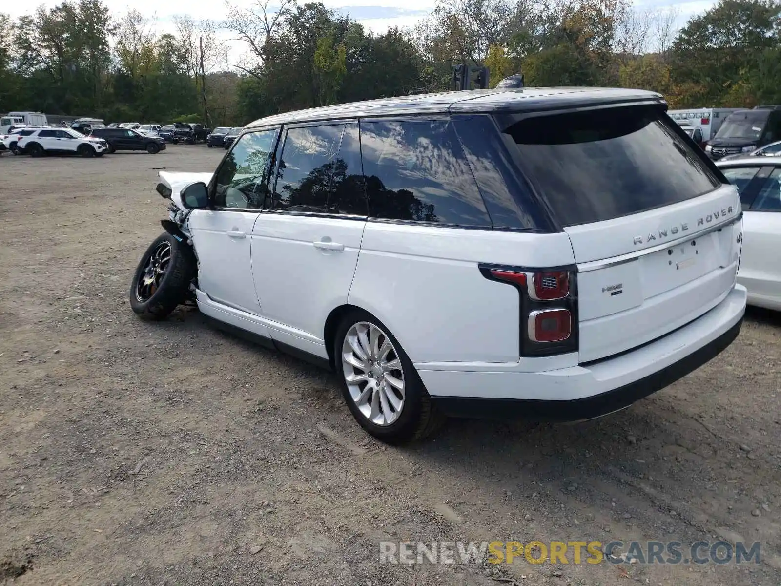 3 Фотография поврежденного автомобиля SALGS2RU8LA583631 LAND ROVER RANGEROVER 2020