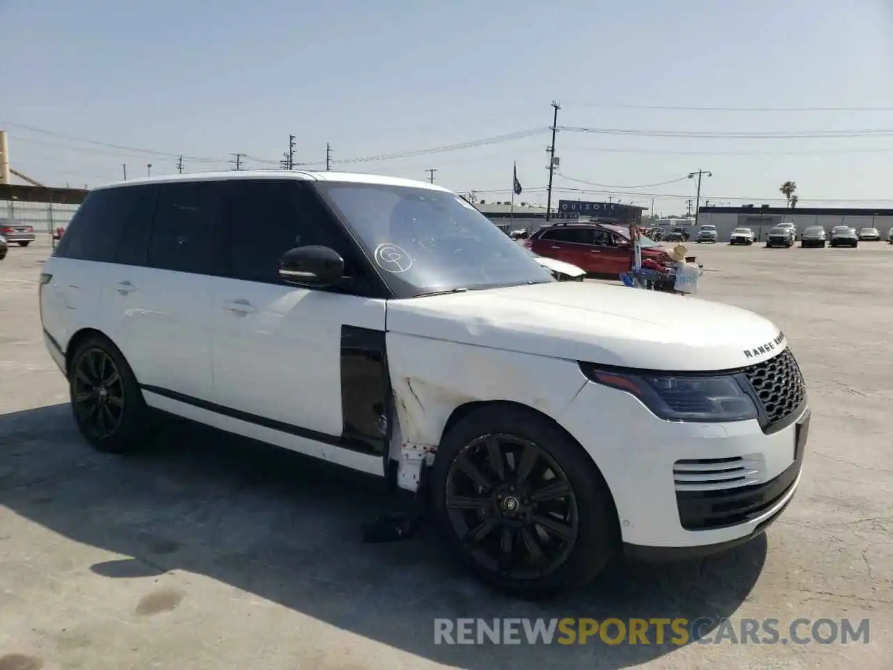 1 Фотография поврежденного автомобиля SALGS2RU9LA597084 LAND ROVER RANGEROVER 2020