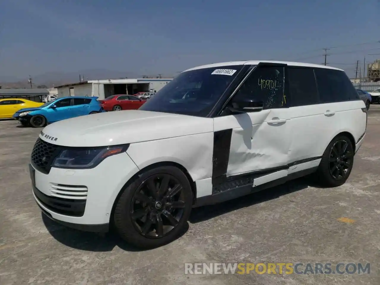 2 Фотография поврежденного автомобиля SALGS2RU9LA597084 LAND ROVER RANGEROVER 2020